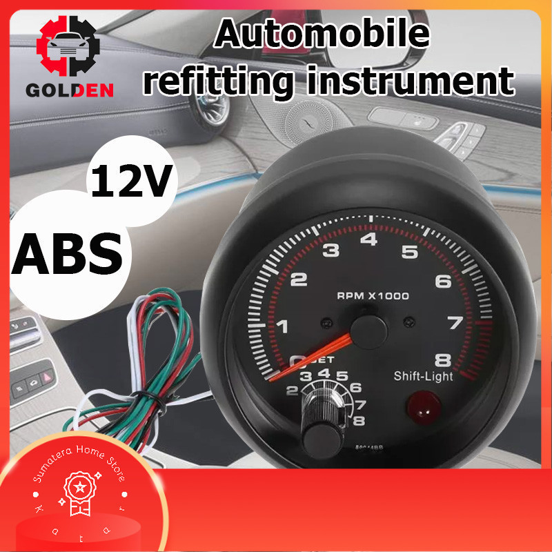 Jual Inc0-8000 RPM Takometer Mobil 12V LED Shift Light | Shopee Indonesia