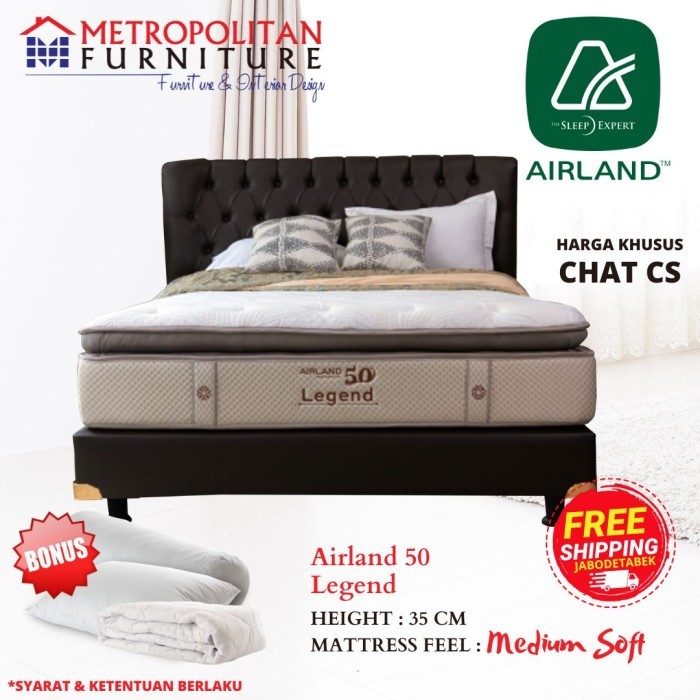 Jual Kasur Springbed Airland Legend 50 Tahun Anniversary Spring Bed ...