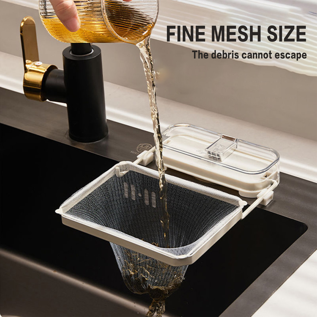 Jual Kitchen Suction Cup Sink Filter Rack Removable Sink Corner Residue ...