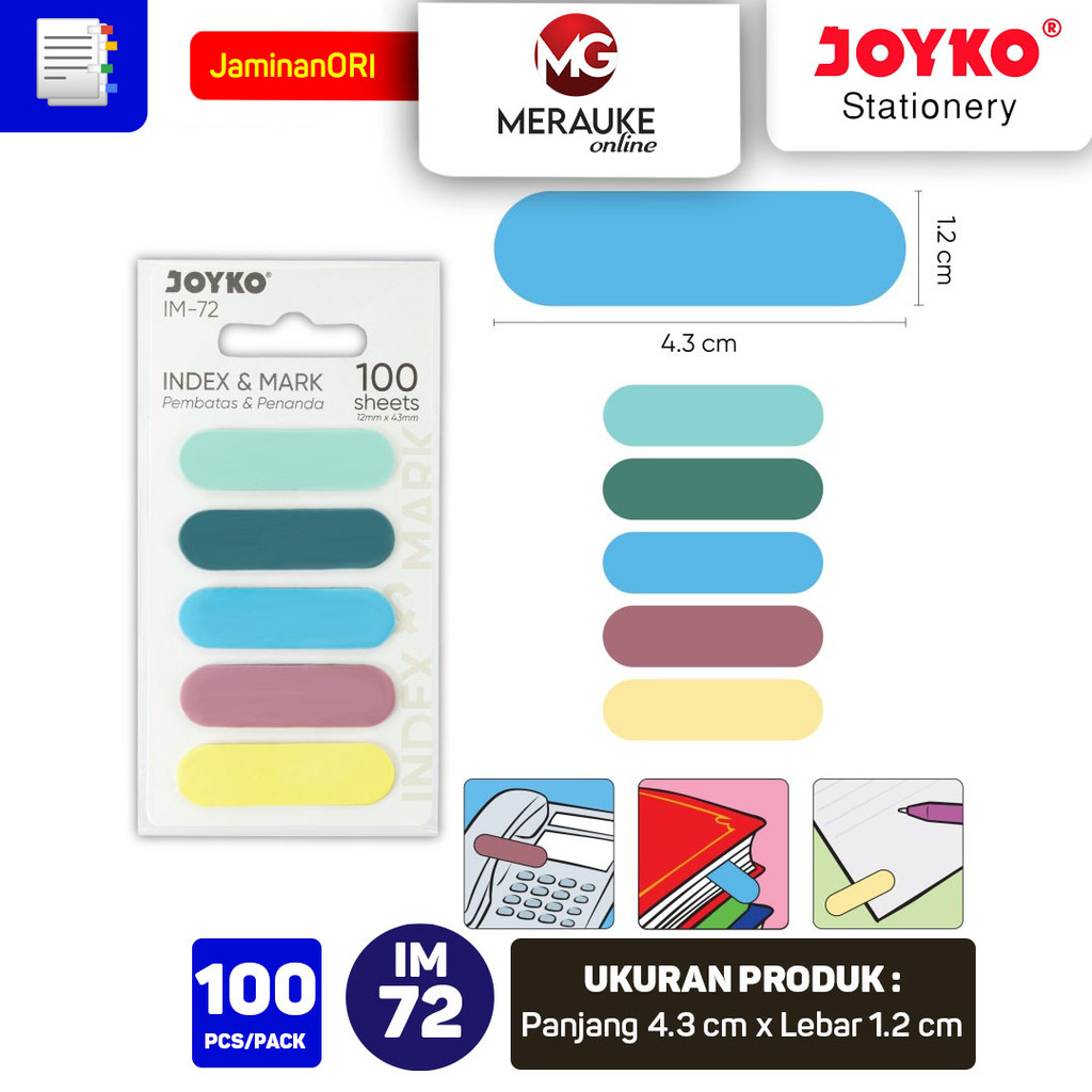 Jual Joyko Index Mark Penanda Pembatas IM-72 Plastik | Shopee Indonesia