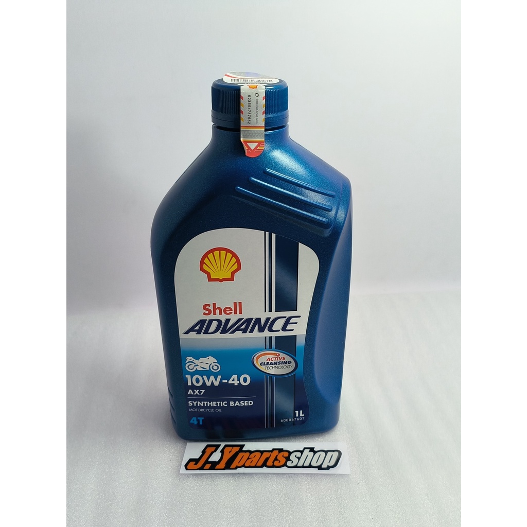 Jual OLI MESIN 4T SHELL ADVANCE AX7 10W-40 1 LITER | Shopee Indonesia