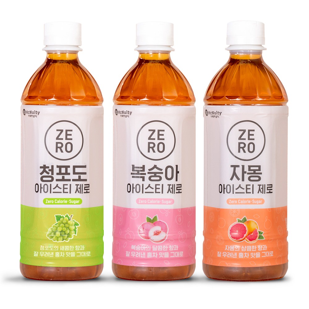 Jual McNulty ZeroCalorie Iced Tea Minuman Teh Korea 0 Kalori 500ml
