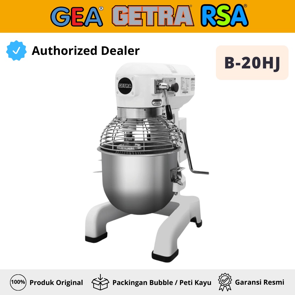 Jual Planetary Mixer 20 Liter Getra B 20Hj B-20Hj B20Hj Mixer Roti 20 ...