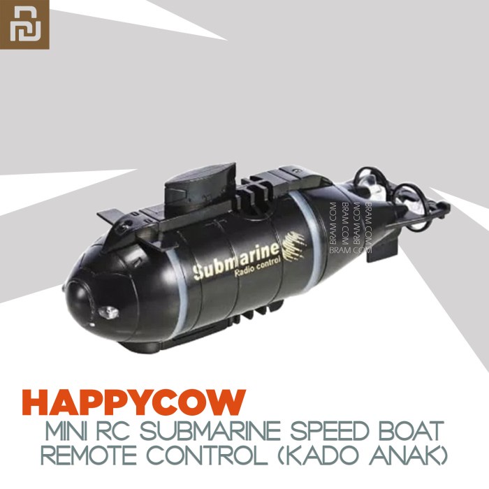 Jual Happycow Mini RC Submarine Speed Boat Remote Control (Kado Anak ...