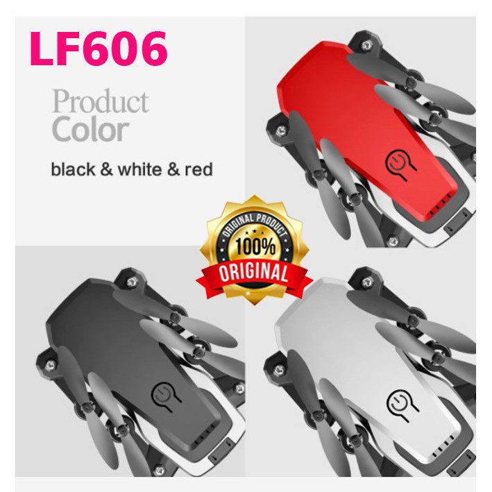 Jual Drone Camera LF606 FPV Quadcopter Foldable HD Altitude Indomall ...