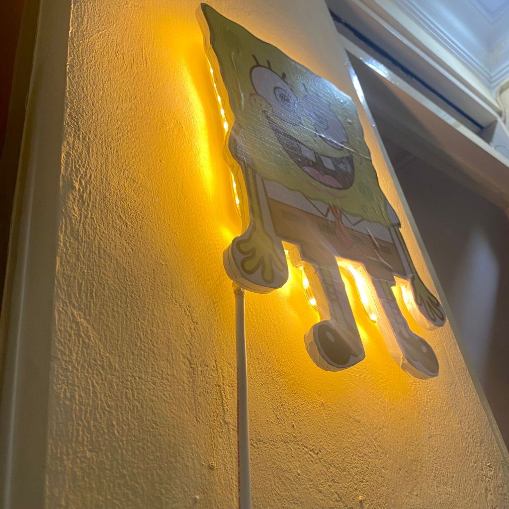 Jual Lampu LED KarakterSpongebob / Lampu kamar anak LED lampu hiasan ...