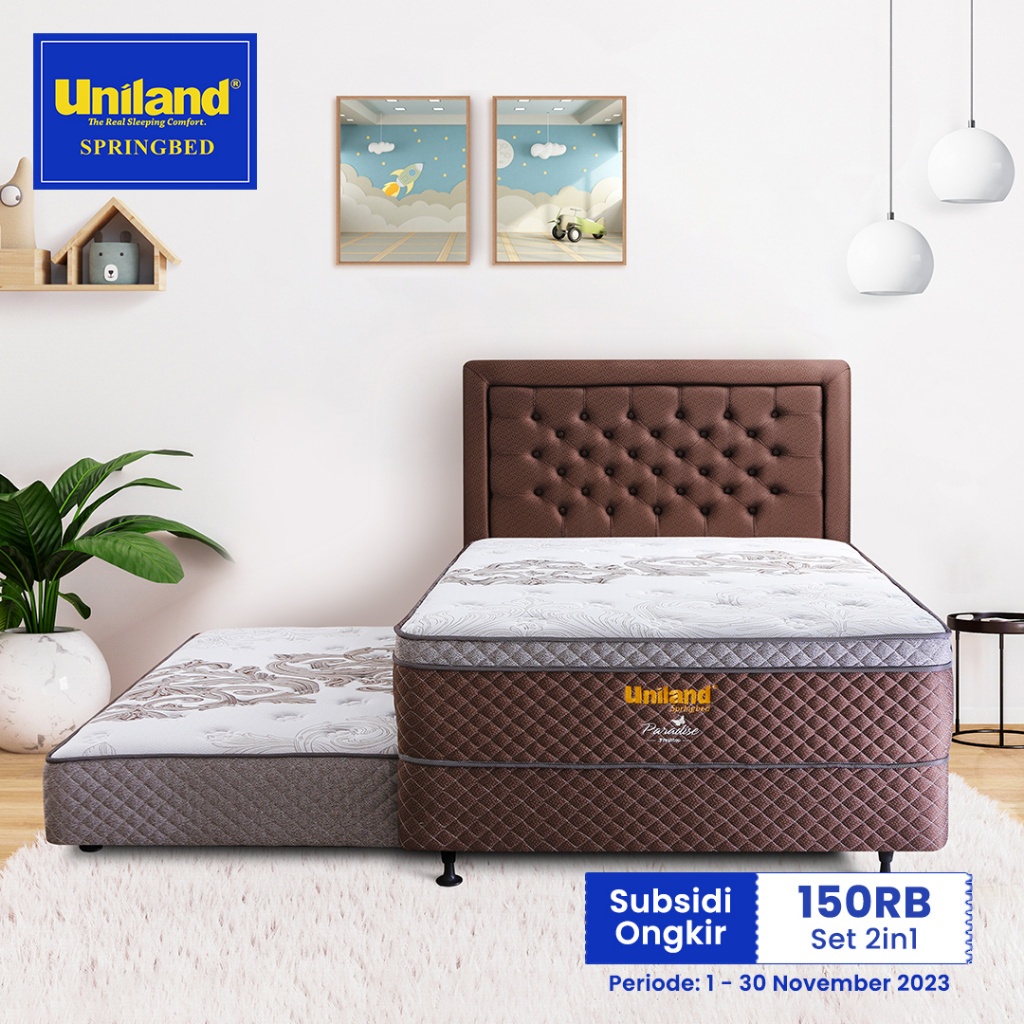 Jual Uniland Springbed 2 in 1 Rivera Plushtop Lorenz - Kasur Spring Bed ...