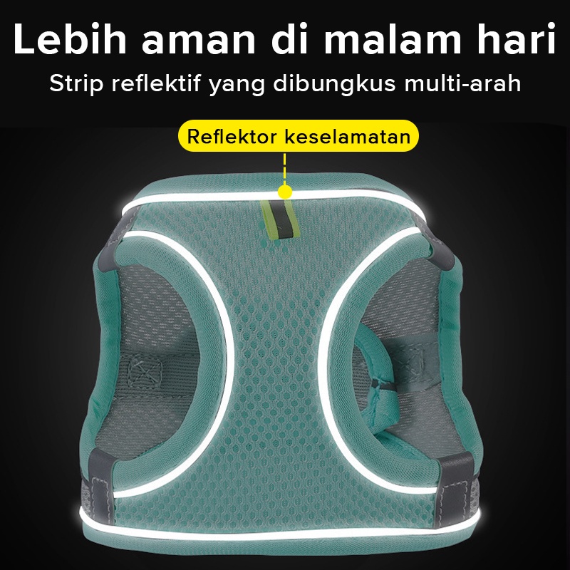 Jual Rompi kucing rompi harness tali tuntun Harness ROMPI Rompi Harness ...