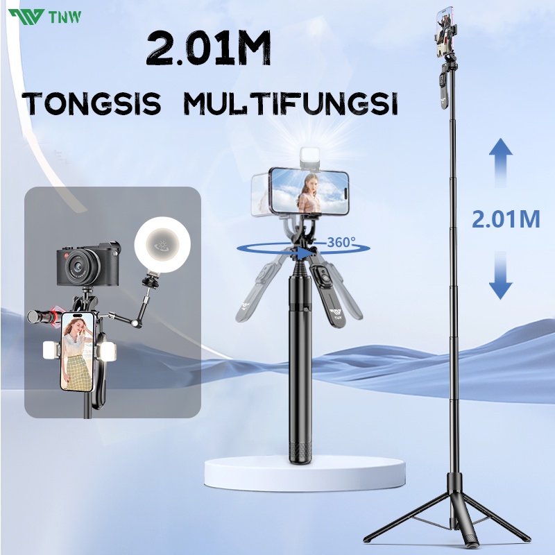 Jual Tnw L Tongsis Tripod M Tongsis Bluetooth Selfie Stick Tongsis Panjang Remote Tripod