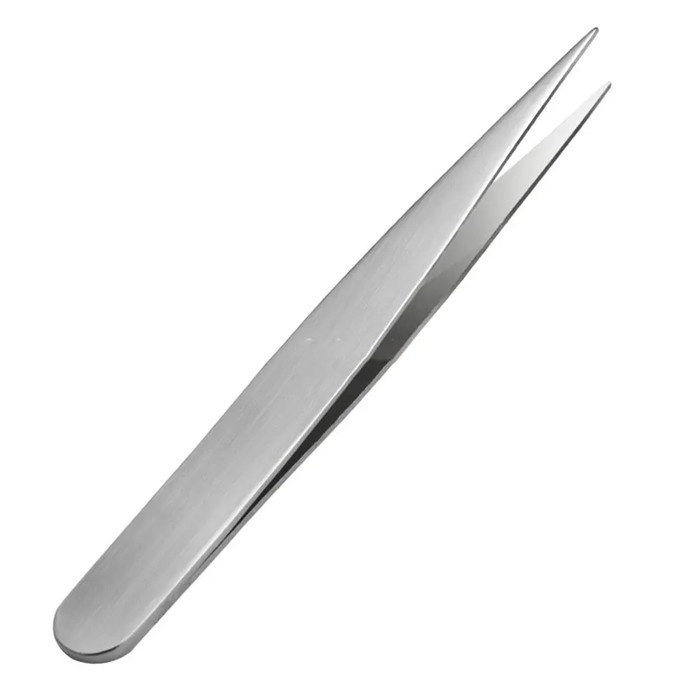 Jual Pinset Lurus Tumpul Tweezer Stainless Steel 125 mm | Shopee Indonesia