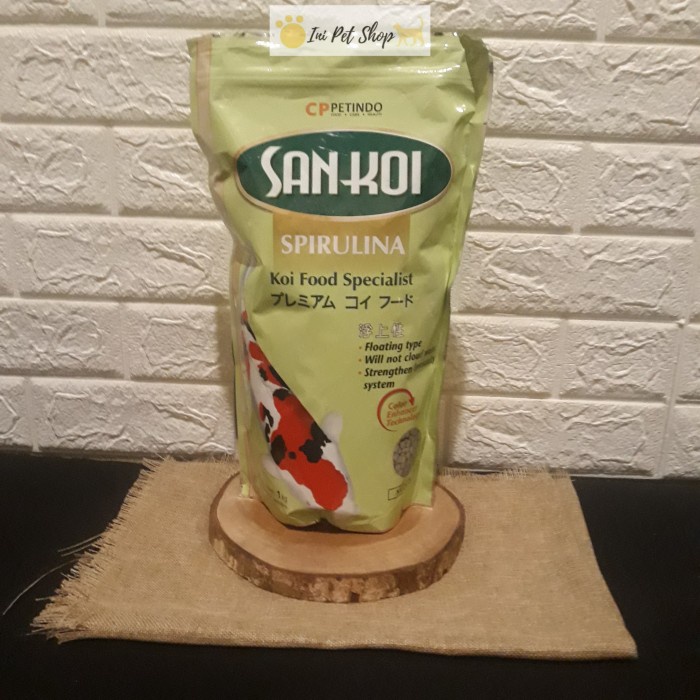 Jual SANKOI SAN KOI SPIRULINA MEDIUM 1 KG MAKANAN IKAN KOI | Shopee ...