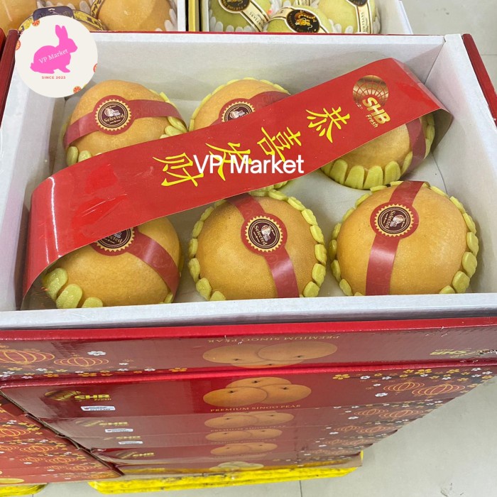 Jual Pear Singo RRC Jumbo Isi 6 | Hampers Buah Pear Imlek | Box ...