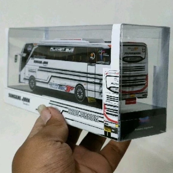 Jual MINIATUR BIS BUS PAPERCRAFT JETBUS 3TUNGGAL JAYA TRANS KIDS PANDA ...