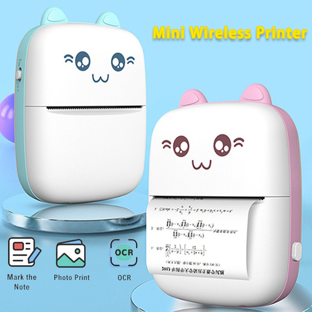 Jual [COD] Mini Thermal Printer Bluetooth Printer Portable Tanpa Tinta ...