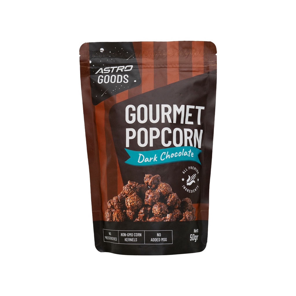 Jual Astro Goods - Popcorn Premium Dark Chocolate 50 gram | Snack ...
