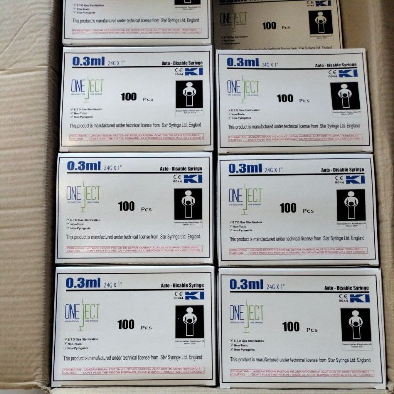 Jual Spuit One ject 0.5 dan 0.05 CC (Perbox 100pcs) | Shopee Indonesia