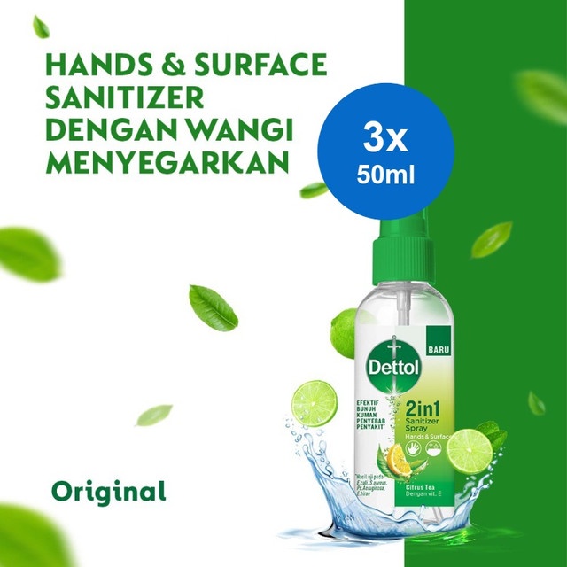 Jual Dettol Hand Sanitizer Surface Spray In Ml X Shopee