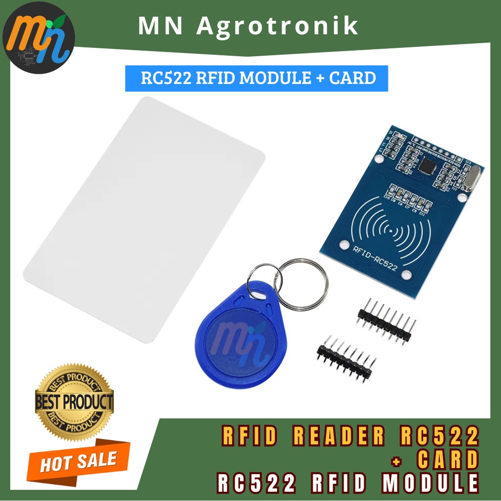 Jual Mfrc Rfid Module Card Plus Keychain Sensor Module For E Toll E Ktp Shopee Indonesia