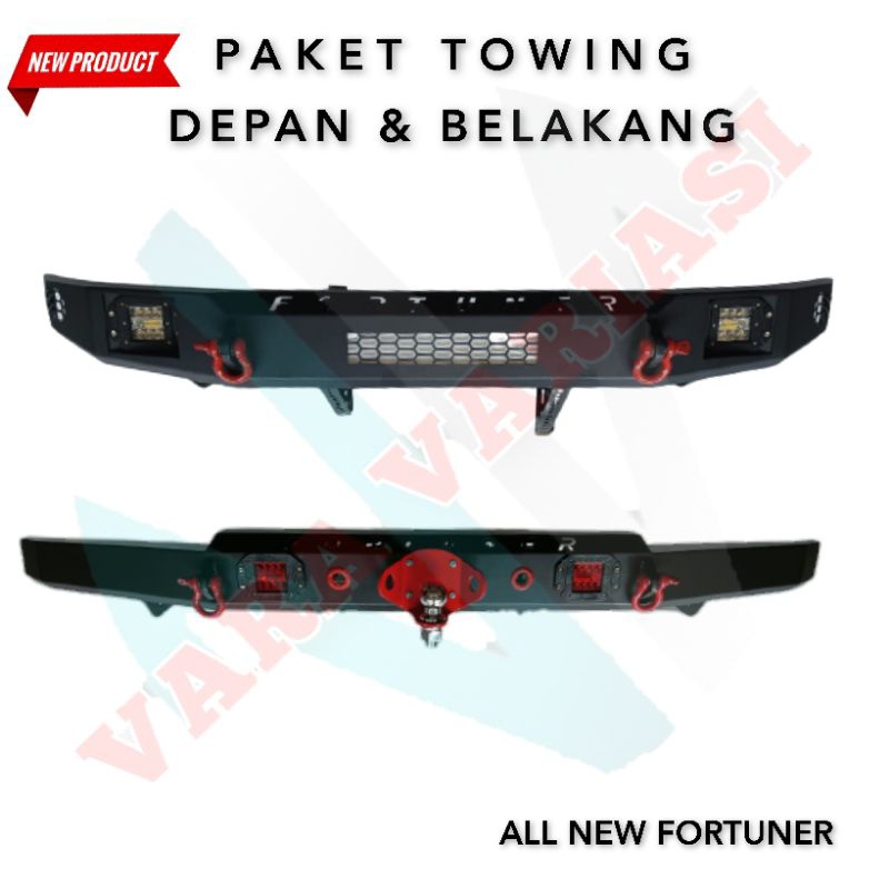 Jual Paket Tanduk Depan Dan Belakan All New Fortuner Custom Led