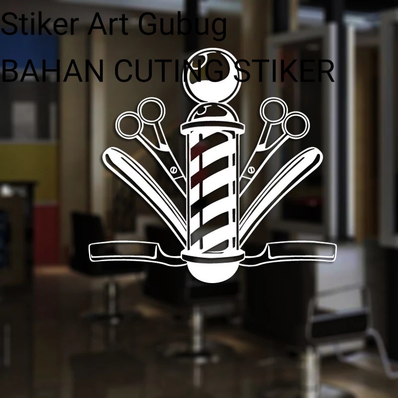 Jual STIKER STICKER CUTTING CUTING DINDING CUSTOM KACA TEMBOK BARBER ...