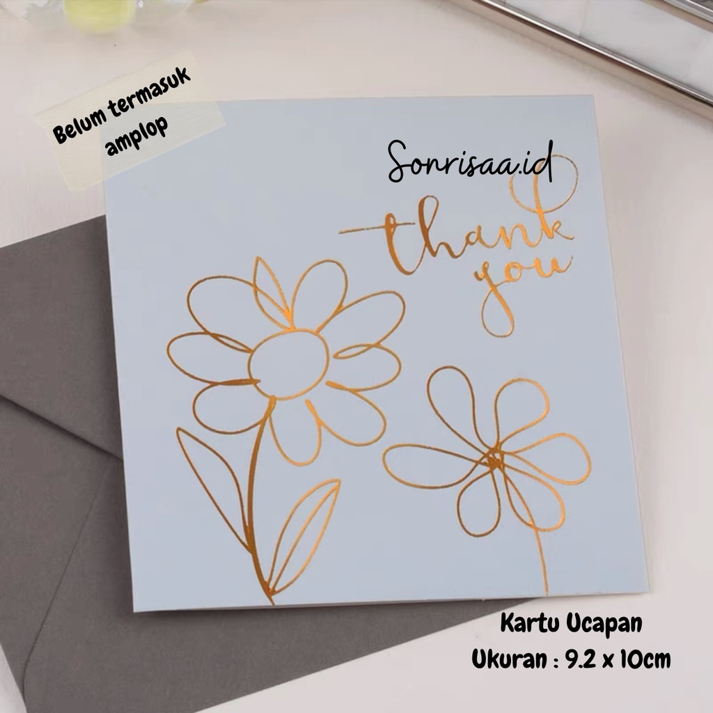 Jual Kartu Ucapan Aesthetic Hologram Happy Birthday / Greeting Card