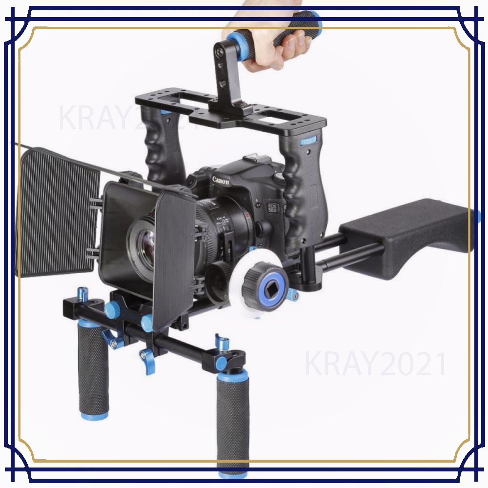 Jual Rig Kamera Dslr In Stabilizer Shoulder Support Follow Focus