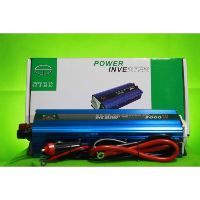 Jual power inverter STEC STC dc to ke ac 2000w 2000 w watt stc-2000w ...