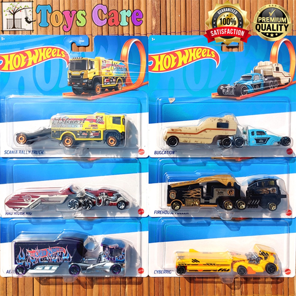 Jual Hotwheels Tracking Trucks Dus Segel Sni Lot K Set Pcs Super Rigs Track Stars Bugcation