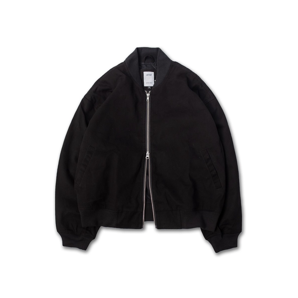 Jual Cropped Bomber Jacket Black | Shopee Indonesia