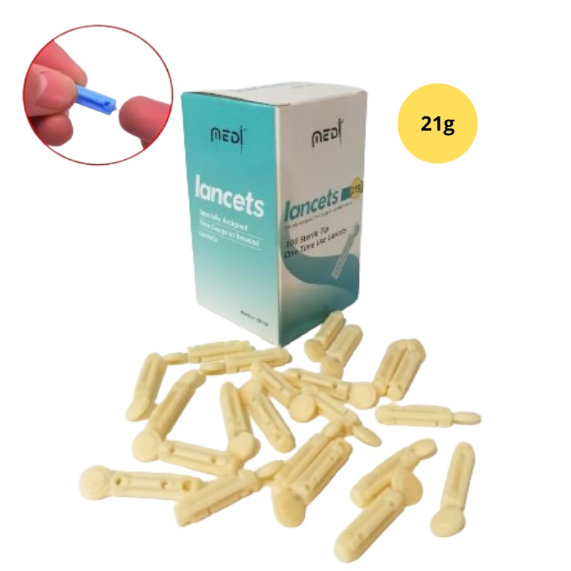 Jual Jarum Lancet MEDILANCE BLOOD LANCET 21G Jarum Bekam | Shopee Indonesia