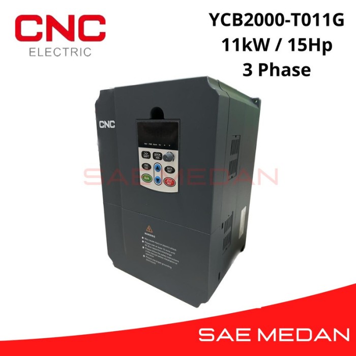 Jual VFD Inverter 15HP / 11kW 3Phase 380V CNC YCB2000-T011G | Shopee ...