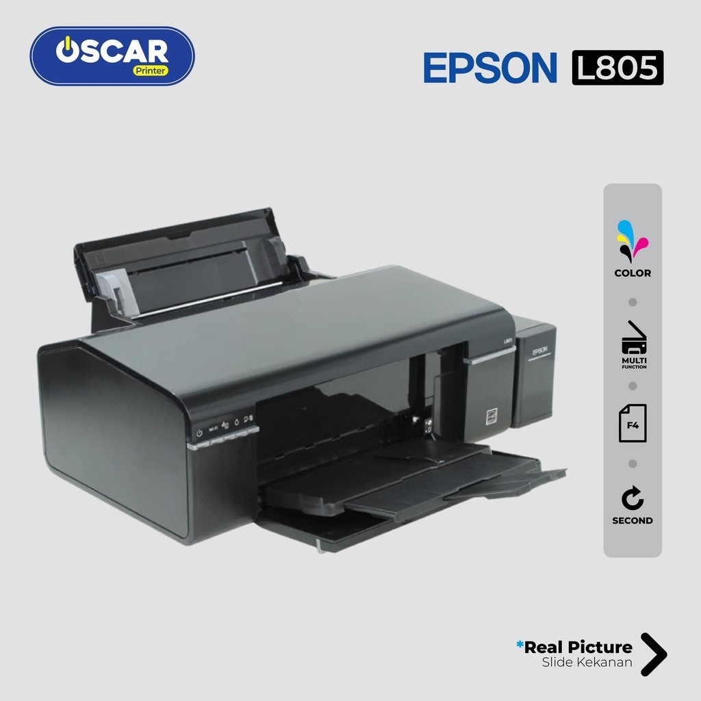 Jual Printer Warna EPSON L805 | Tinta Baru Nozzle Full | Shopee Indonesia