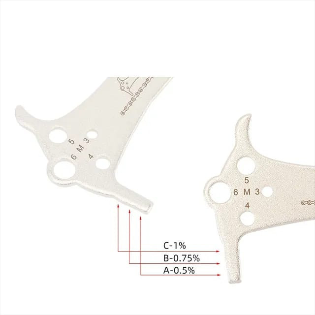 Jual Tool Alat Ukur Keausan Rantai Sepeda Chain Wear Indicator 3 in 1 ...