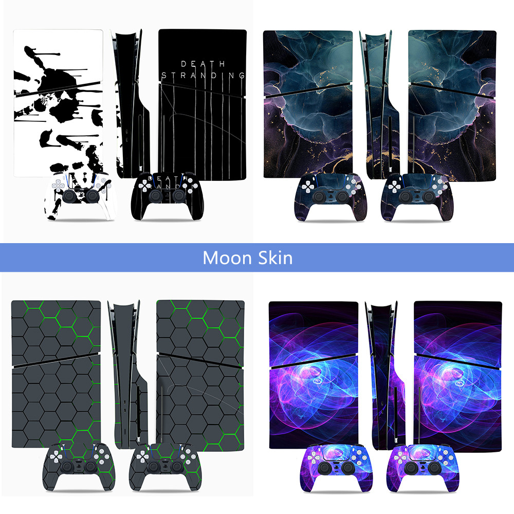 Jual For PS5 Slim Disc Skin Sticker Cover Wrap for PS5 Slim Disc ...