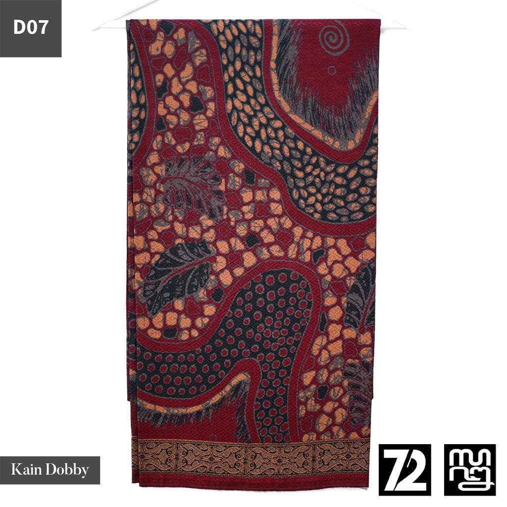 Jual KAIN BATIK PREMIUM Bahan Dobby Motif Lapis Naru Warna Maroon Hitam ...