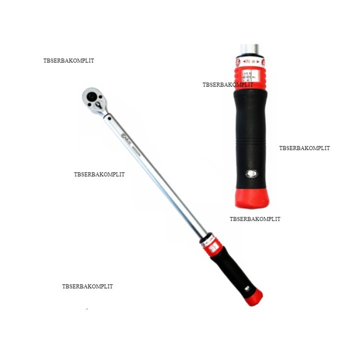 Jual Genius torque wrench adjustable drive 3/4 ukuran 200-1000 nm ...