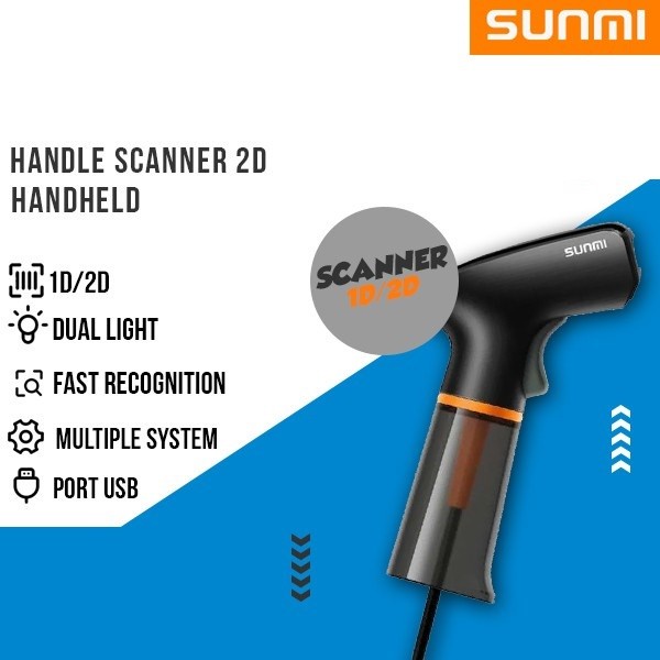 Jual Scanner 1D 2D SUNMI Handle Barcode QR Code Shopee Indonesia