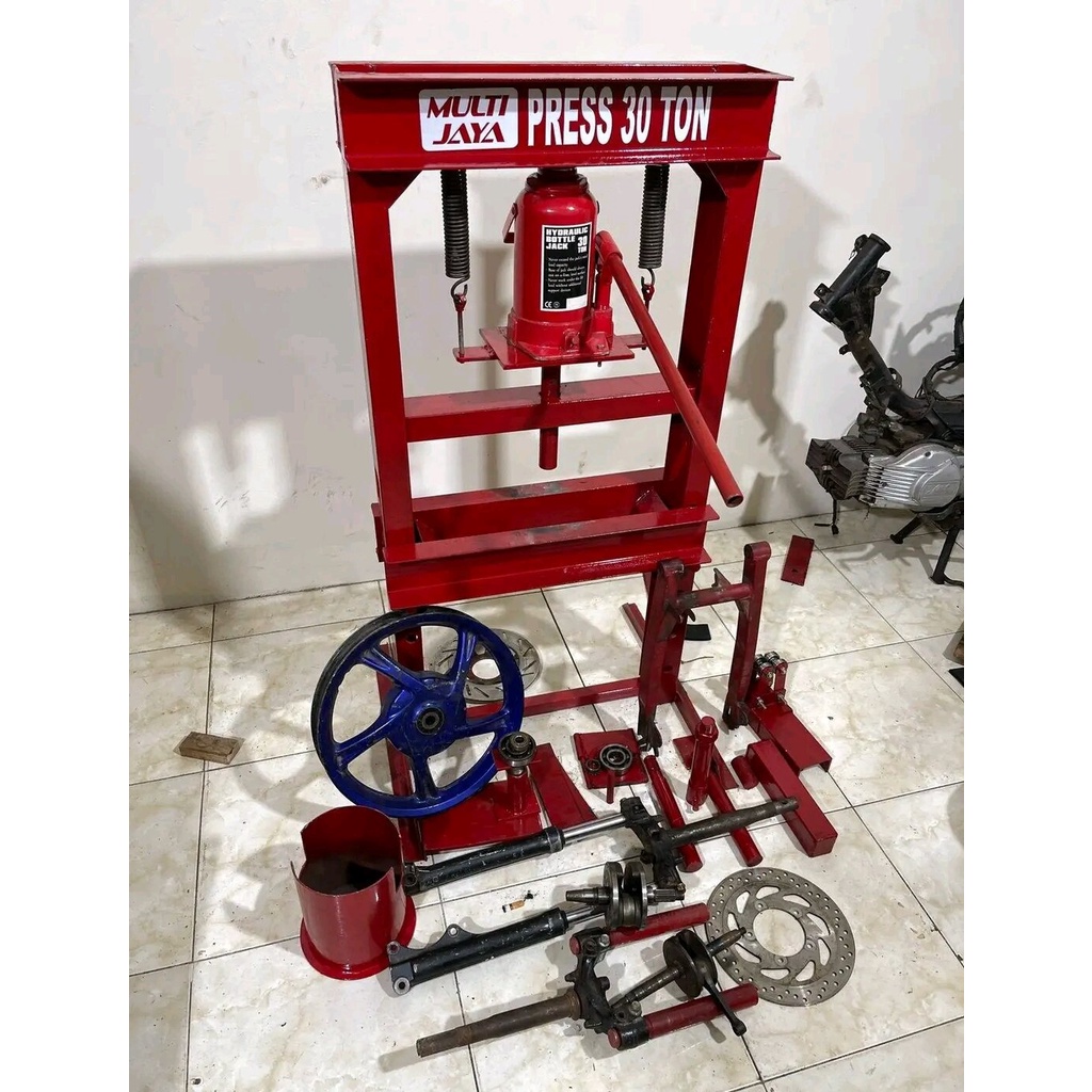 Jual Alat press velg pelek Bintang press fork press laker Kruk as press ...