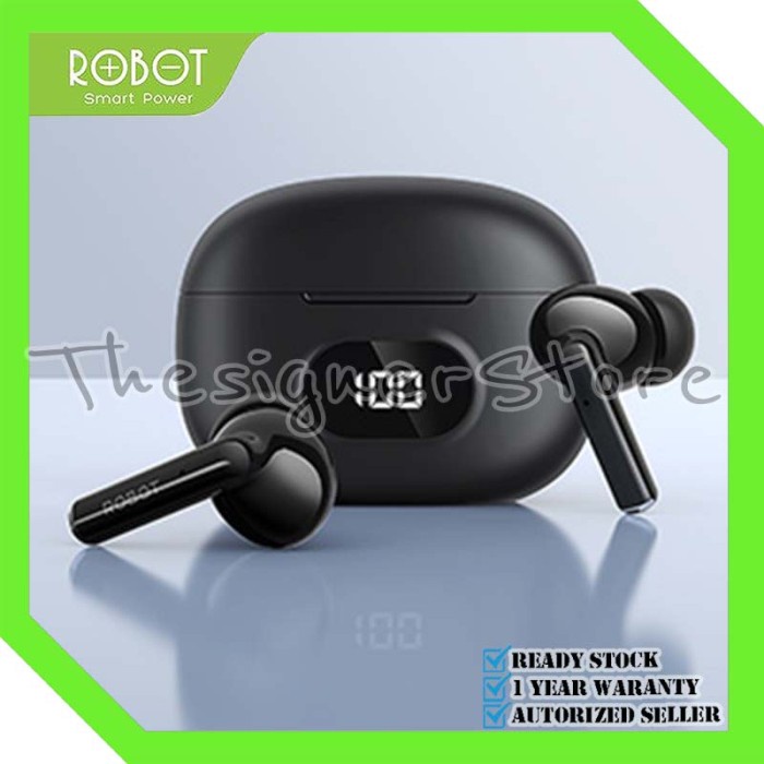 Jual TWS ROBOT T70 Headset Bluetooth Earbuds Wireless LED Display