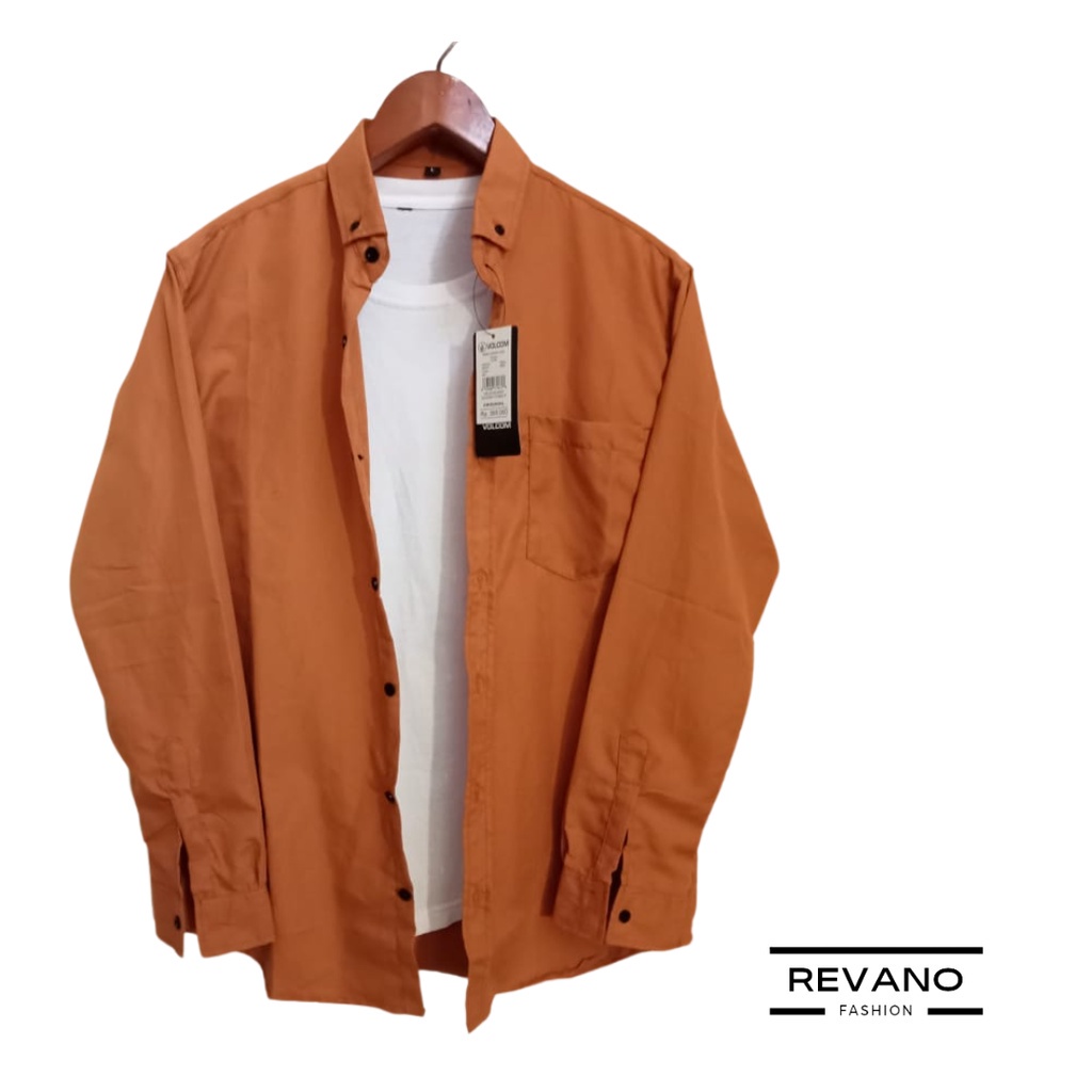 Jual Revano - Kemeja Pria Polos Lengan Panjang Pavilion Clothing ...
