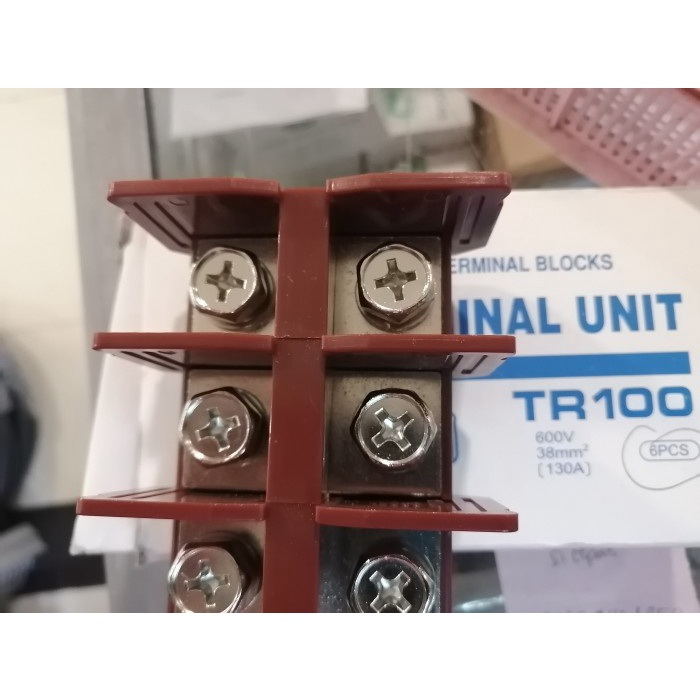 Jual TERMINAL BLOCK TR 100DIN RAIL/ TR 60A MODEL KASUGA/T BLOK TR100 ...