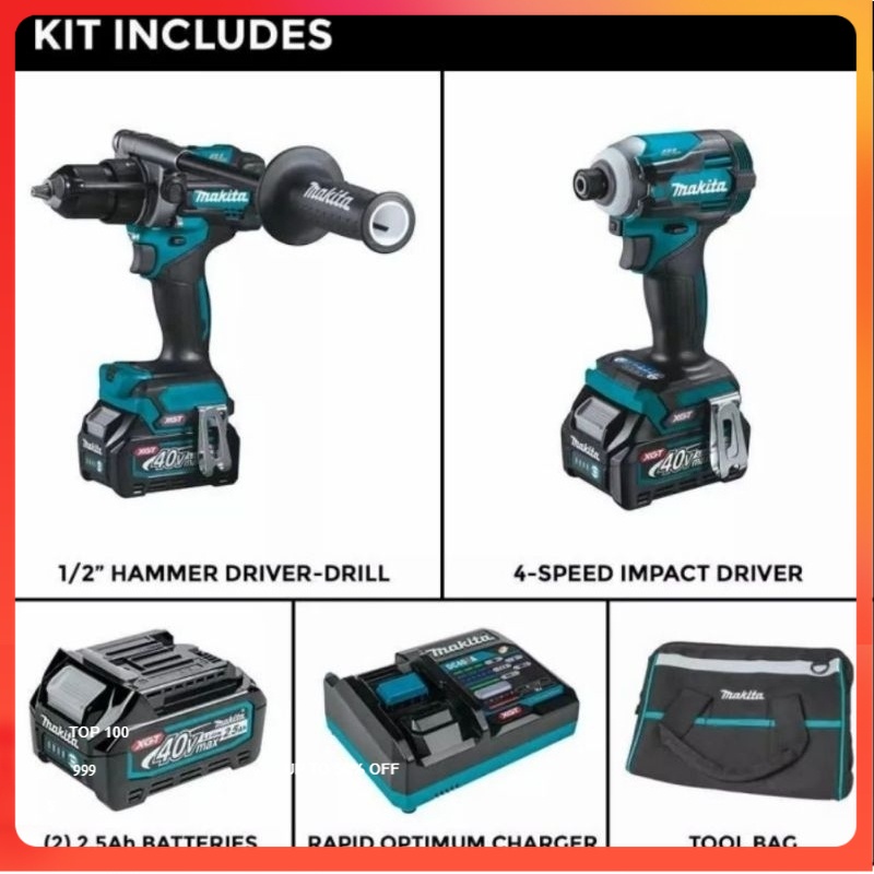 Jual MAKITA GT200D 40v MAX XGT COMBO KIT Mesin Bor Shopee Indonesia