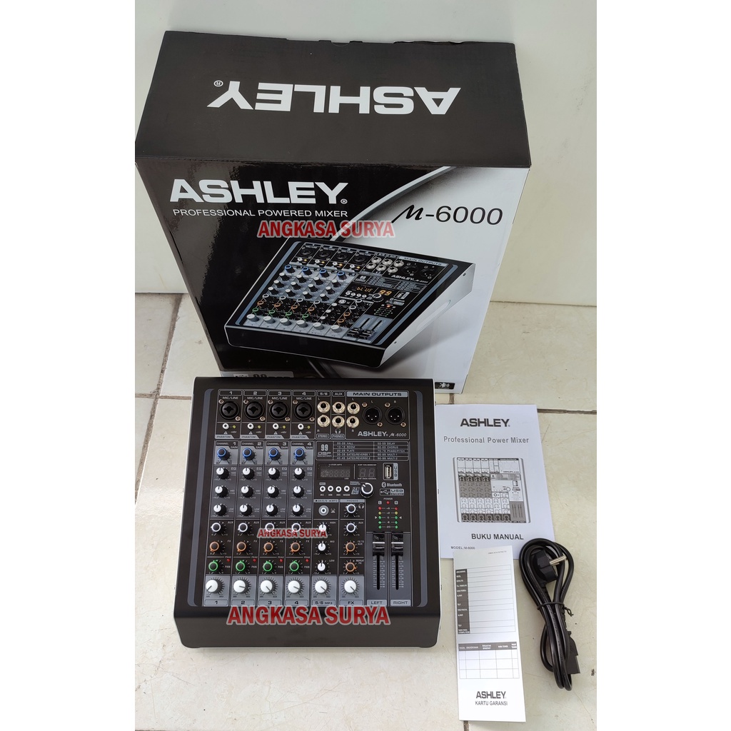 Jual Power Mixer ASHLEY M6000 M 6000 ORIGINAL Shopee Indonesia