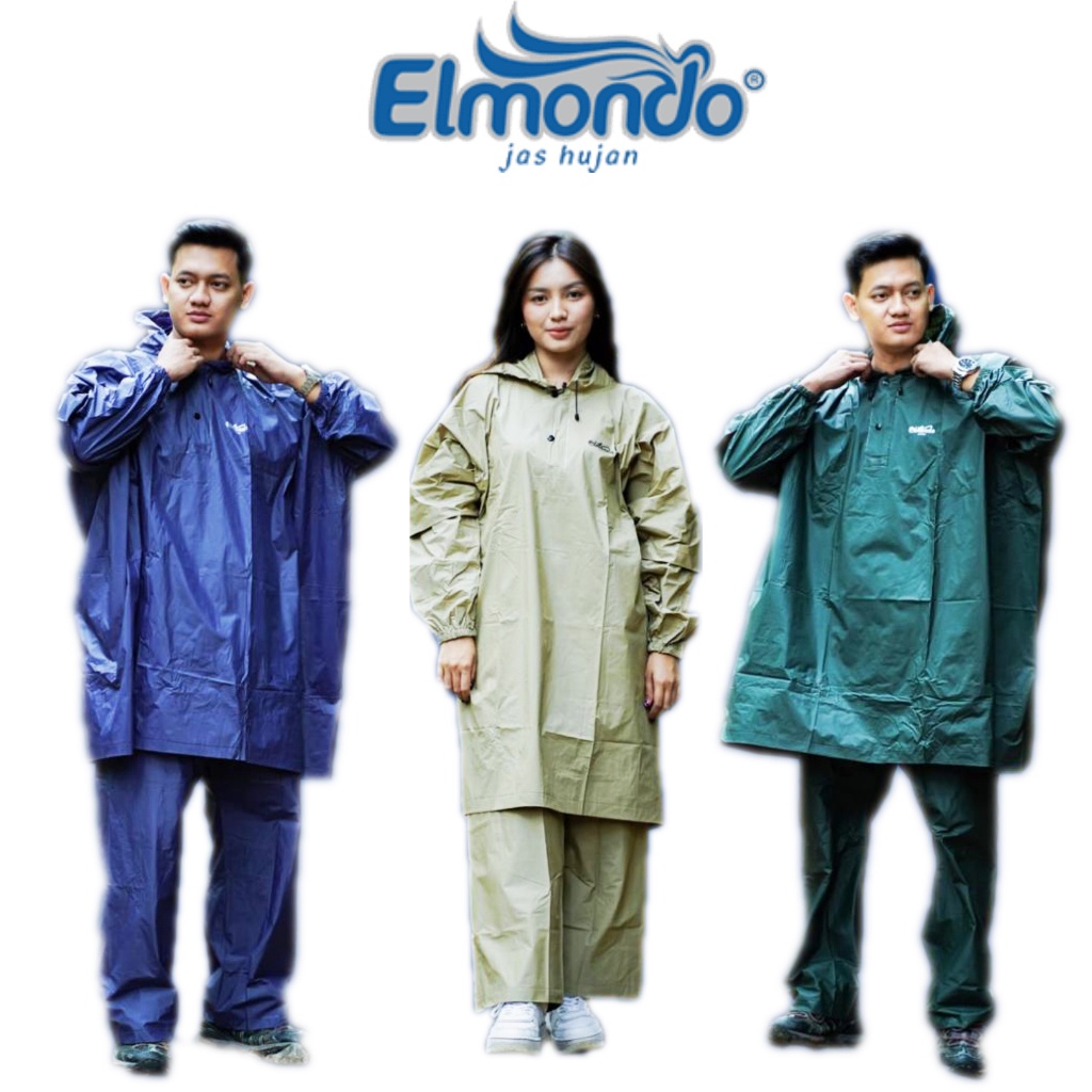 Jual Elmondo Jas Hujan Pc Jas Hujan Elmondo Prima Setelan Ponco Poncho Lengan Celana