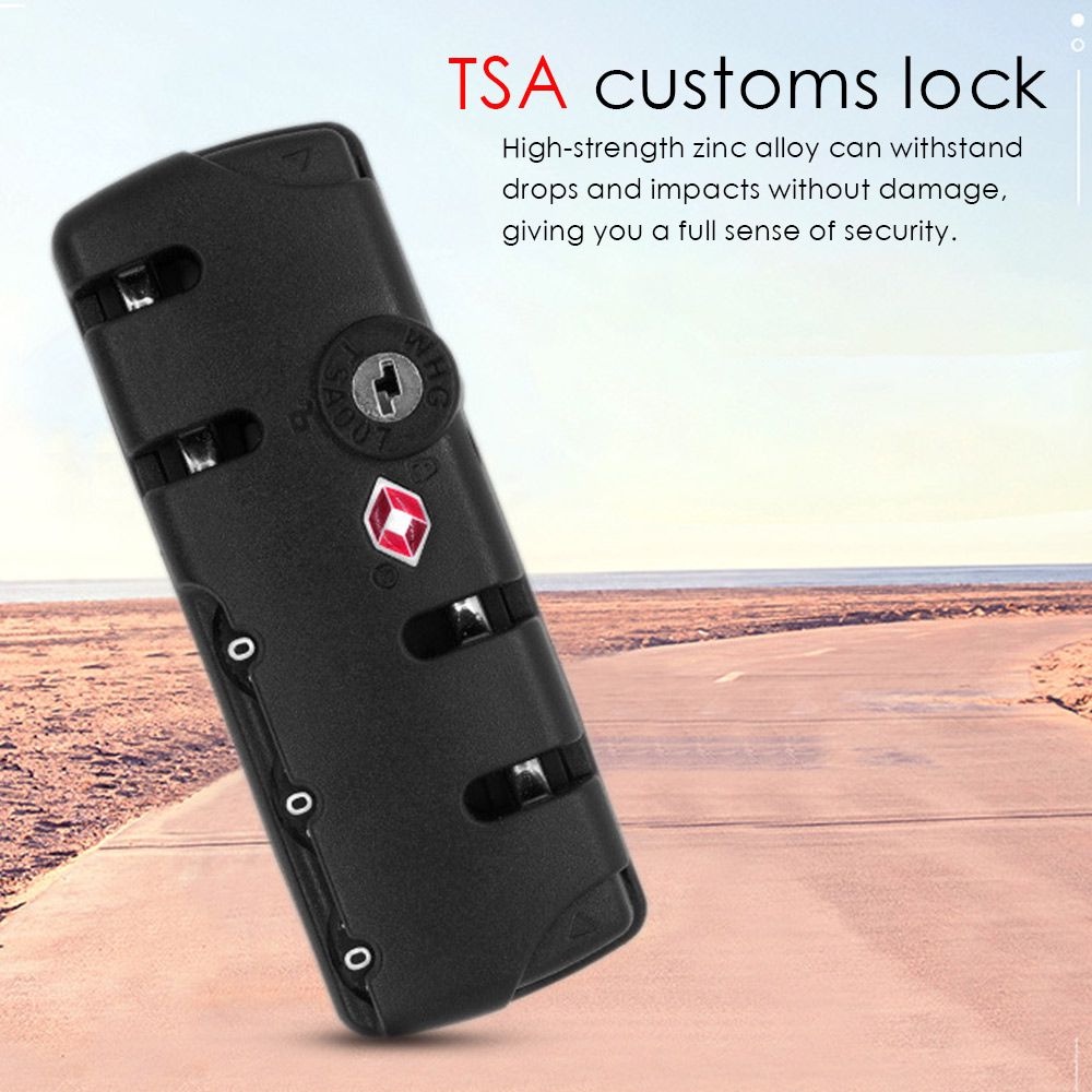 Jual WHG Gembok Koper Angka 3 Digit Password TSA Lock Suitcase Luggage ...