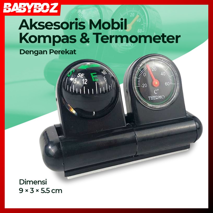 Jual BABYBOZ - 2 In 1 Bola Car Compas & Thermometer / Kompas Mobil ...