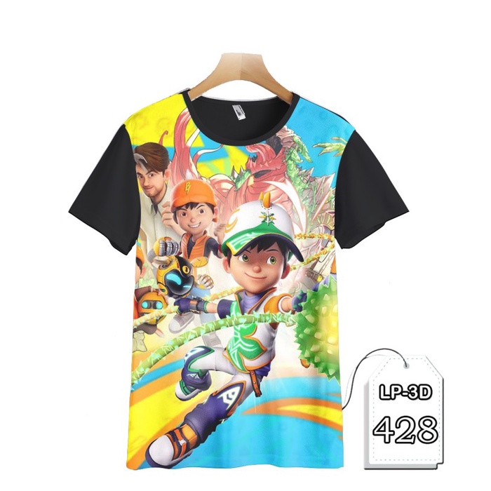 Jual Kaos Boboiboy SORI Printing Baju Anak Kartun TV Series #LP3D-428 ...