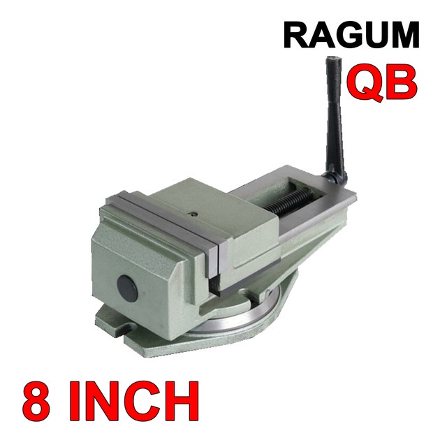 Jual Ragum 8 Inch QB 200 mm Catok 8 Meja Mesin Tanggem Putar Derajat ...