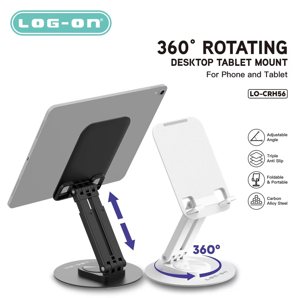 Jual LOG ON PHONE AND TABLET HOLDER LO-CRH56 ROTASI 360 DERAJAT ...