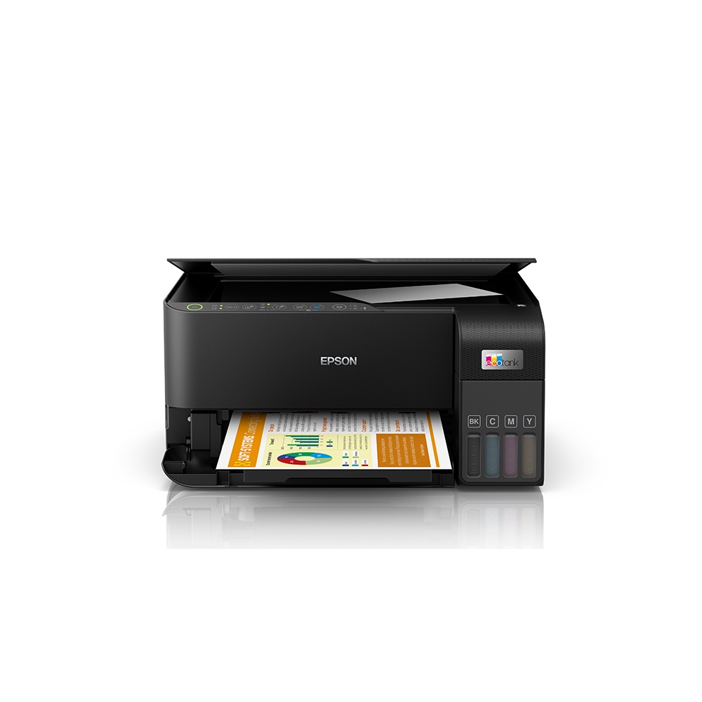 Jual Epson Ecotank Printer L3550 Hitam L3556 Putih Print Scan Copy ...